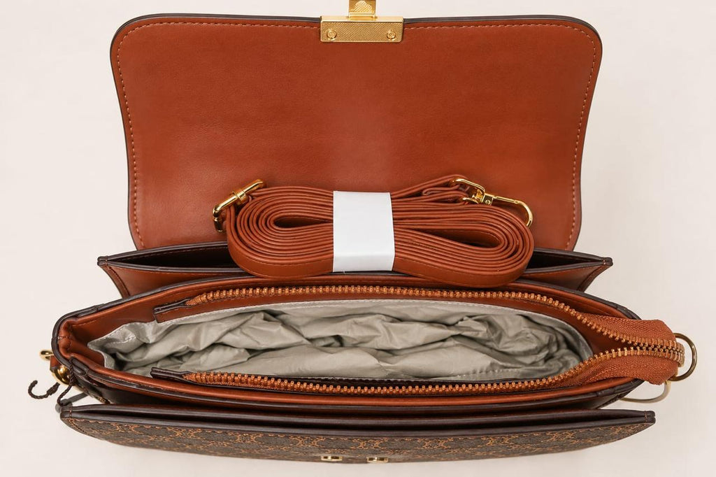 Premium Crossbody Handbag - Luxury Shoulder Bag with Top Handle
