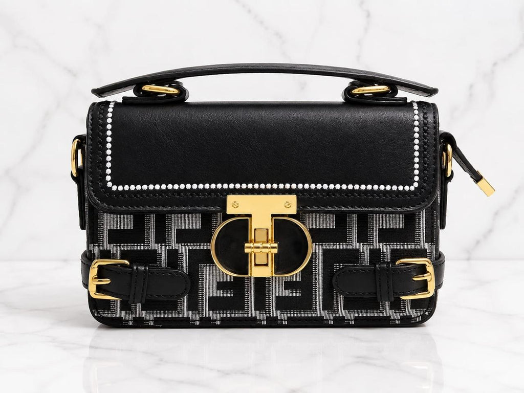Premium Crossbody Handbag - Luxury Shoulder Bag with Top Handle