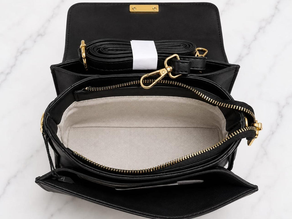 Premium Crossbody Handbag - Luxury Shoulder Bag with Top Handle