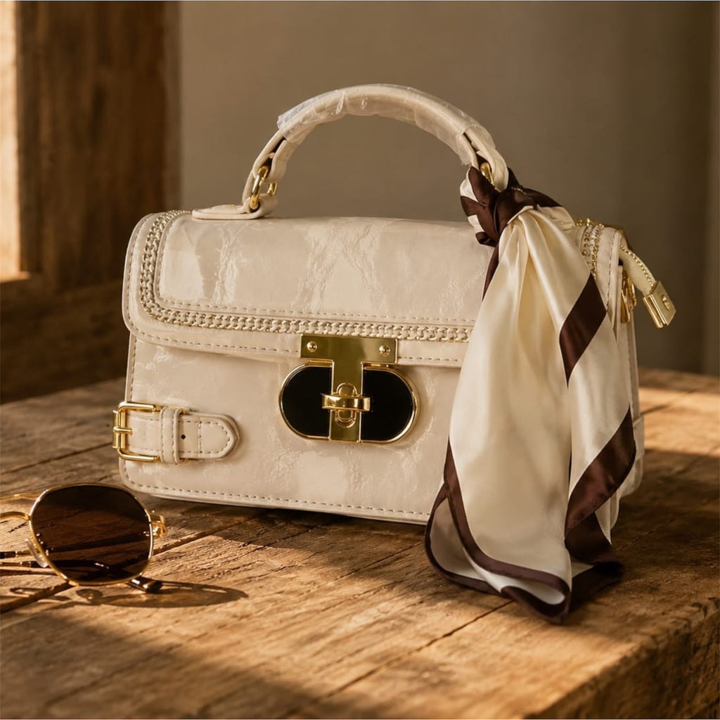 Premium Crossbody Handbag - Luxury Shoulder Bag with Top Handle