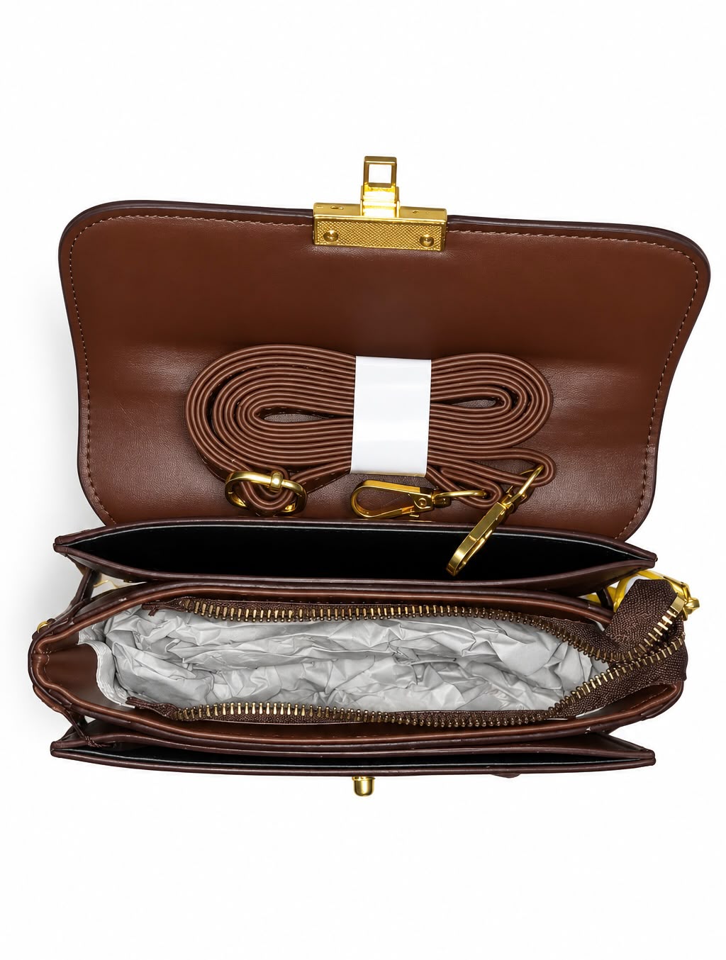 Premium Crossbody Handbag - Luxury Shoulder Bag with Top Handle